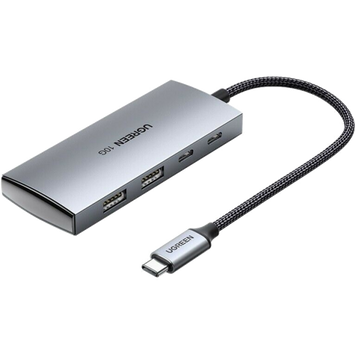 USB-C хаб Ugreen CM480 4-в-1 з 2&times;USB 3.2 та 2&times;USB-C 10Gbps 026 фото