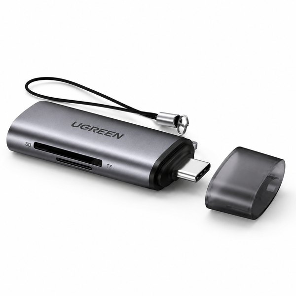 Кардрідер UGREEN CM184 USB-C 3.1 для SD та microSD карт 003 фото