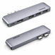 USB-C хаб UGREEN CM251 5-в-2 з HDMI 4K та 3&times;USB 3.0 Space Gray 013 фото 2