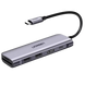 USB-C док-станція UGREEN CM195 6-в-1 з HDMI 4K, SD/TF та PD 100W 024 фото 1