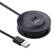 USB-хаб UGREEN CR106 на 4 порти USB, кабель 1 м Black 030 фото 1